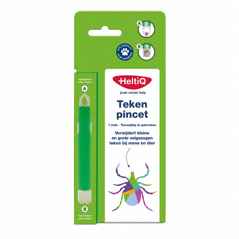 HeltiQ Tekenpincet 1 Blister 1 Stuk