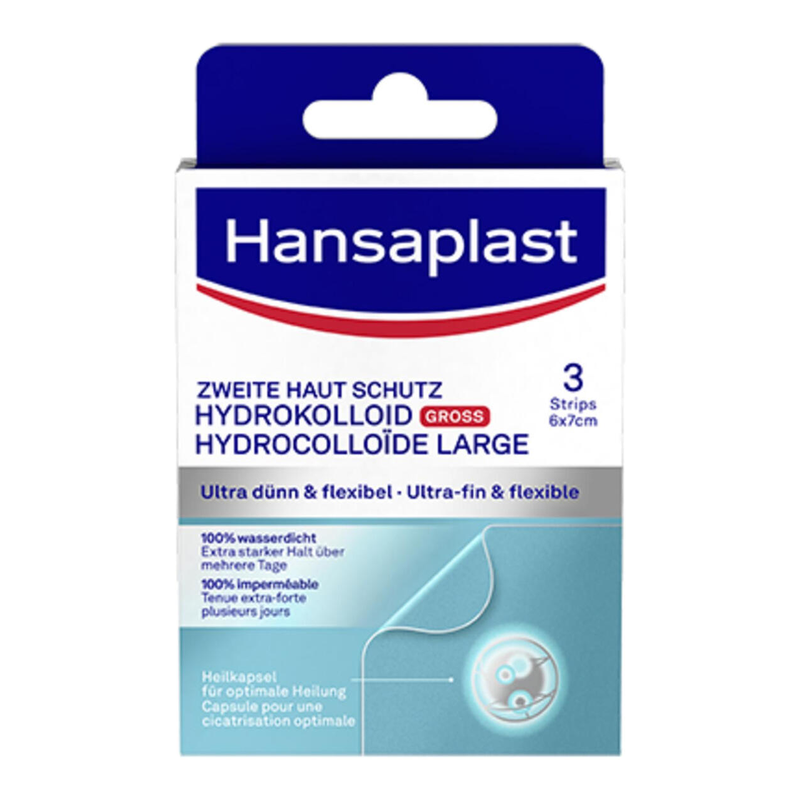 Hansaplast Zweite Haut Schutzgross 3 Stück