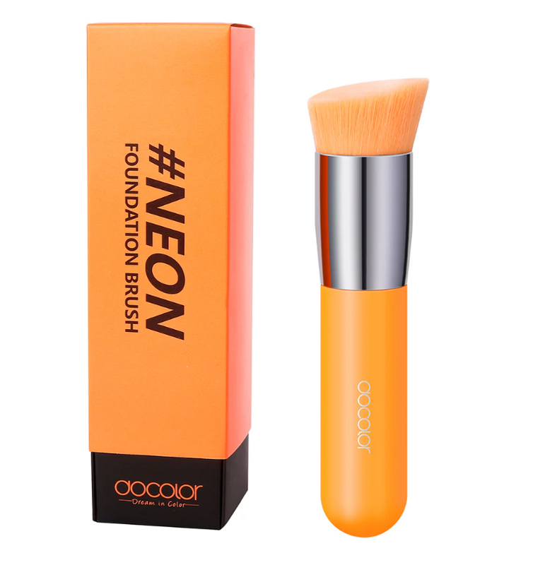 Docolor neonoranje - 1 stuk synthetische make-upkwast
