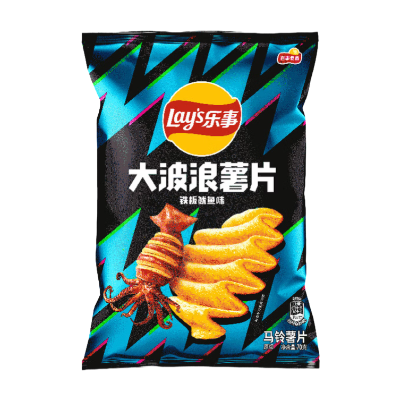 Lays Potato Chip - Grilled Squid 70g