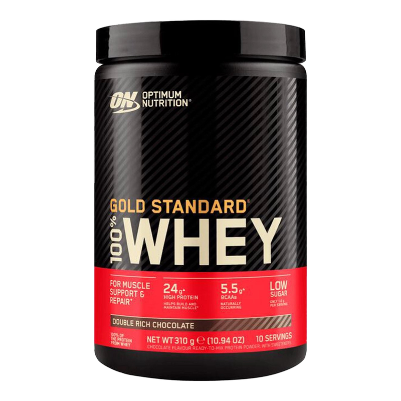 Optimum Nutrition Gold Standard 100% Wei-eiwitpoeder – 310 g – Double Rich Chocolate