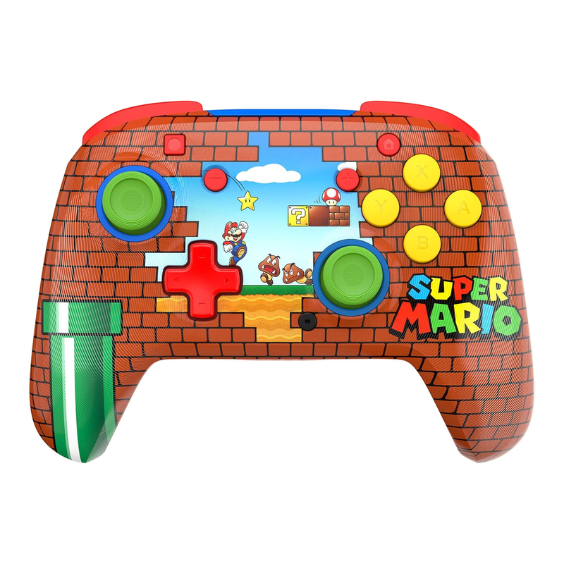 Turtle Beach Rematch Wireless Controller for Nintendo Switch - Mario Bricks Reveal