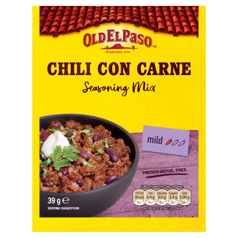 Chilli Con Carne Seasoning Mix 39g