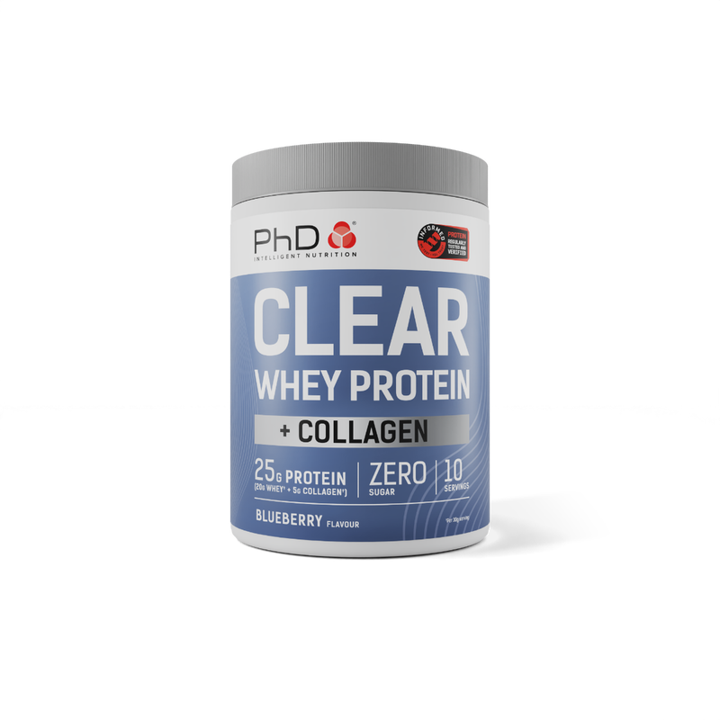 Clear Whey Collagen Powder Blueberry Flavour - 300g
