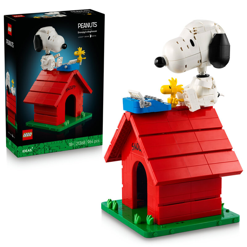 LEGO Ideas 21368 Peanuts: Snoopy's hondenhok