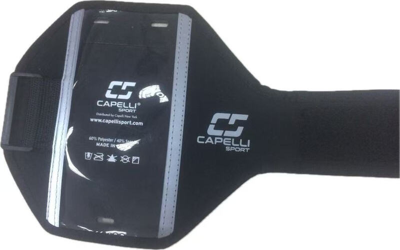 Slimline Armband with Reflective Printing Key Pocket and Clear Touchscreen Compatible