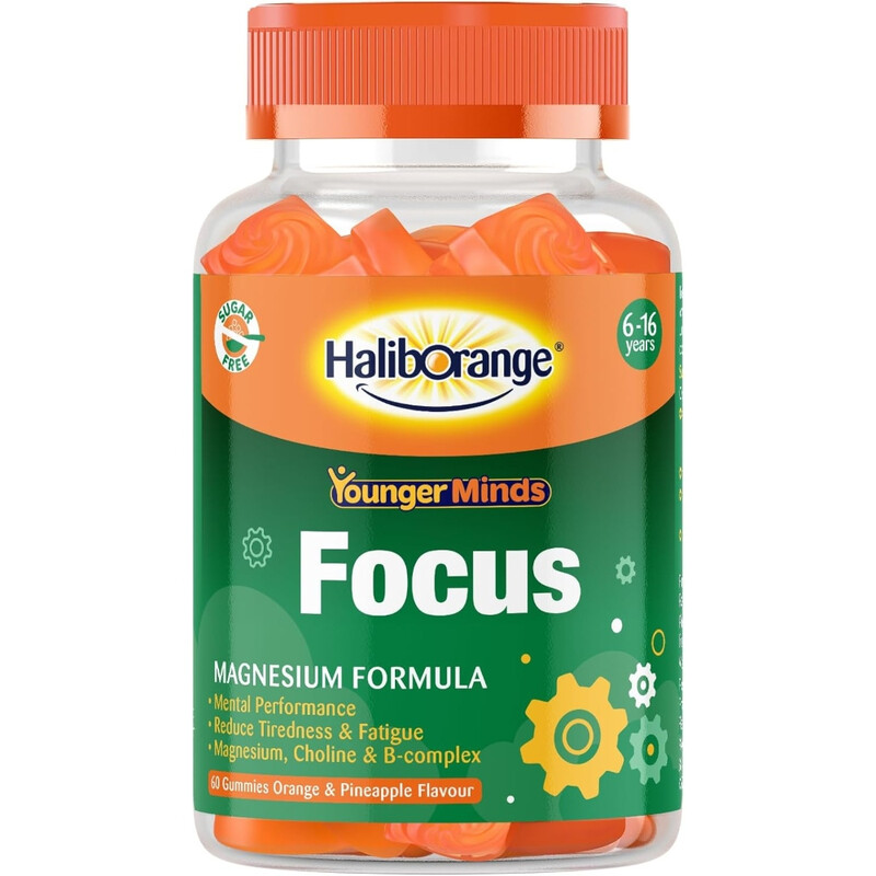 Haliborange Younger Minds Focus Cognitive Support Gummies - 60 Gummies