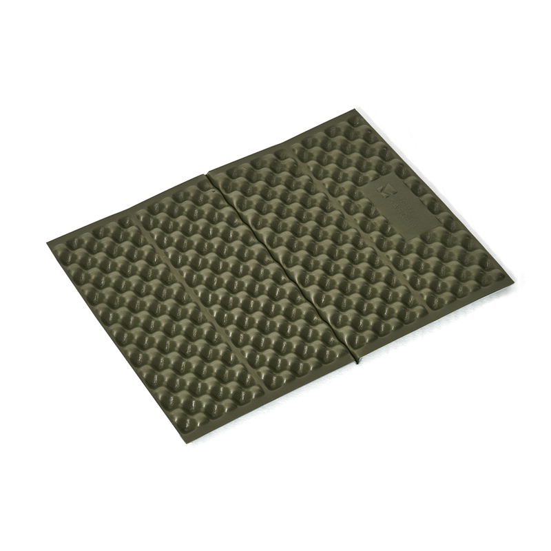 Mobi Garden, Egg Crate Seat Cushion, Lightweight Foldable Camping Sit Pad, Portable Insulated Cushion, Green, for Hiking Use