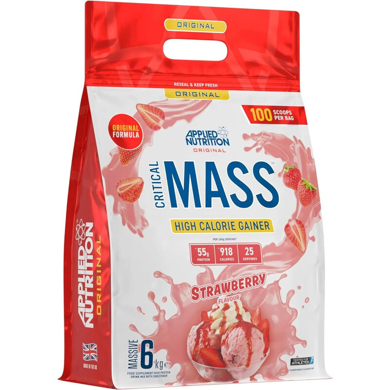 Critical Mass Original Weight Gainer Strawberry - 6 kg