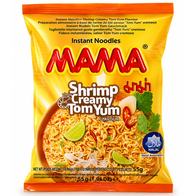 MAMA Instantnudeln Garnelen Cremig 55 g