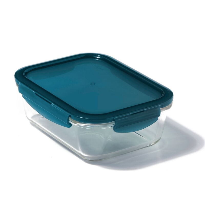 Locknlock Eco Ovenglass Rectangle Airtight Glass Food Storage Container, 1L