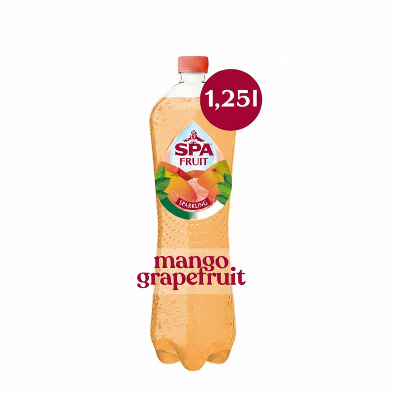 SPA fruit bruiswater met mango en pomelo 1250 ml