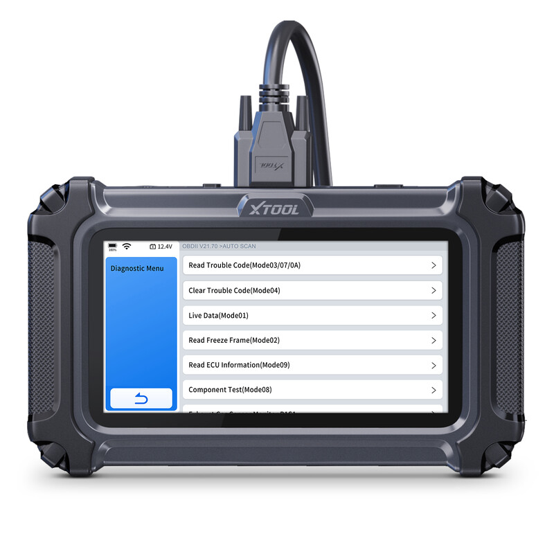 xtool D6 Komplettsystem OBD2 Scanner Diagnosegerät mit lebenslang kostenlosem Update | Auto-Fehlercode-Leser & Scan-Tool mit 15+ Reset, Kurbelsensor-/Drosselwiedereinlernen, EPB, Öl-Reset, ABS-Bleed, Live-Daten, FCA & CAN FD