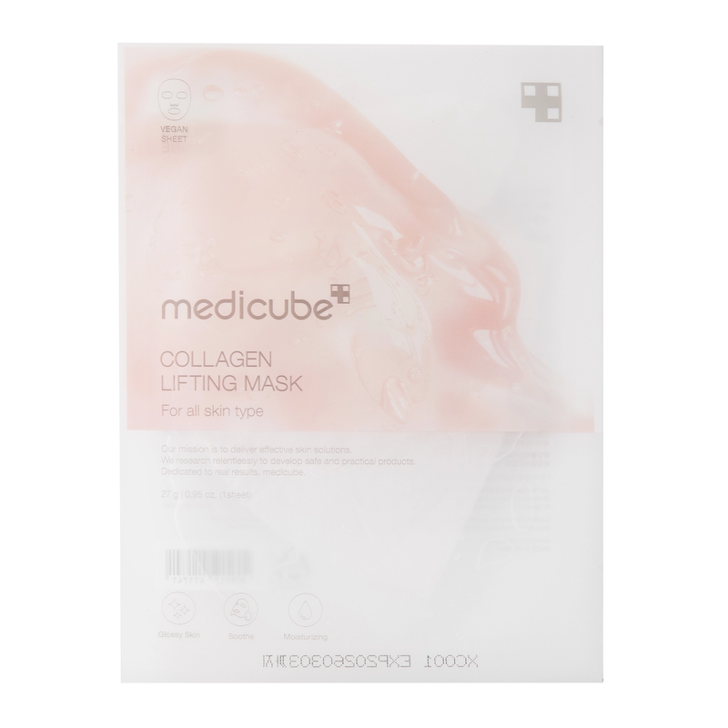 Medicube Triple Collagen Lifting Tuchmaske für das Gesicht 1 Stück 27 g