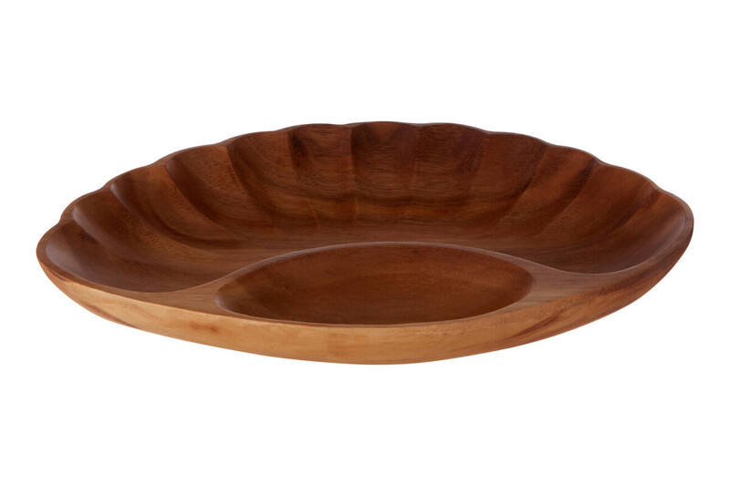 Acacia Chip and Dip Serving Dish