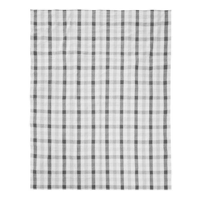 Tablecloth Thread & Loom Check Black/Grey 140x180cm