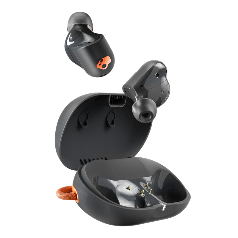 Sesh Anc Active True Wireless In-Ear Earbuds with Noise Cancelling - Black/Orange