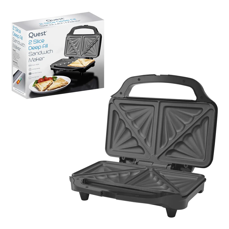 Two Slice S/S Deep Fill Sandwich MV lights, silver, non, power, sandwiches, sandwich