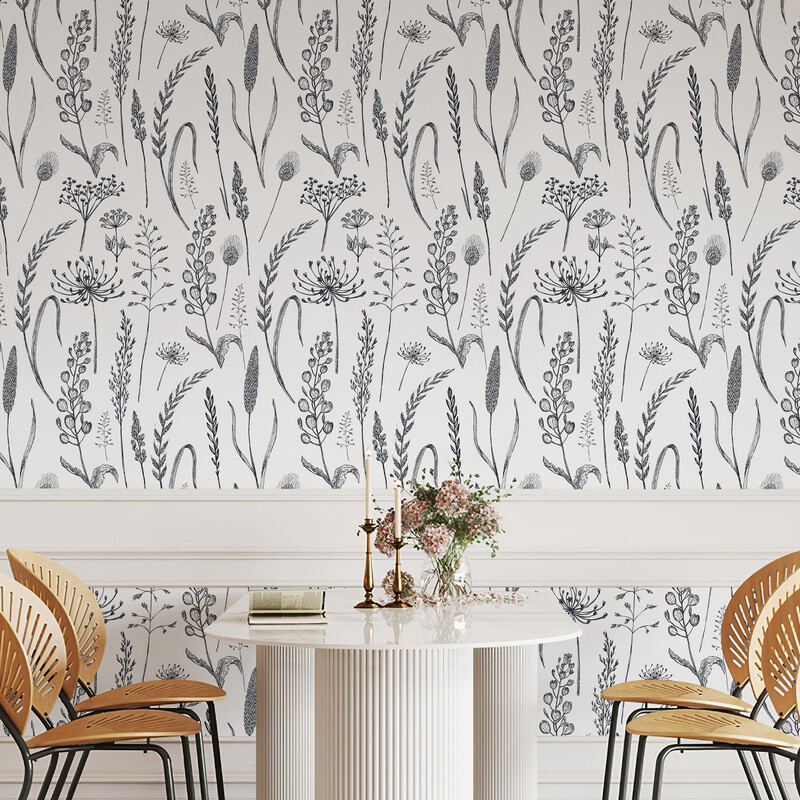 Leaf Tassel Peel and Stick Wallpaper 44x305cm 1 Roll