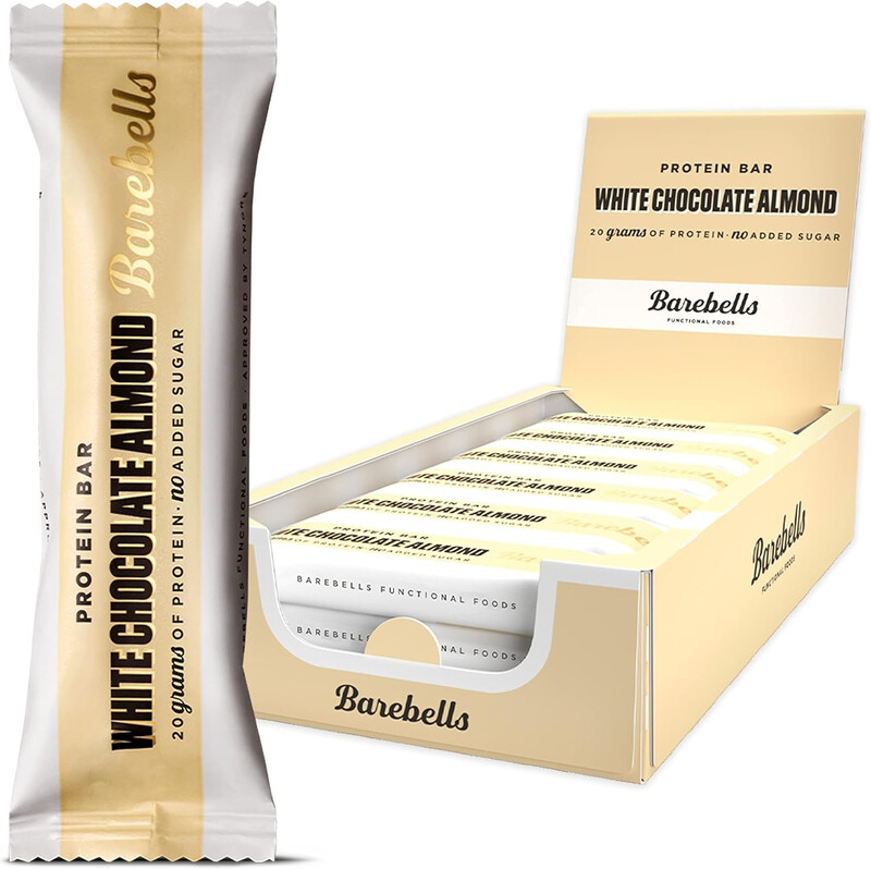 Barebells Eiwitrepen Witte Chocolade&Amandel 660 g (12 repen)