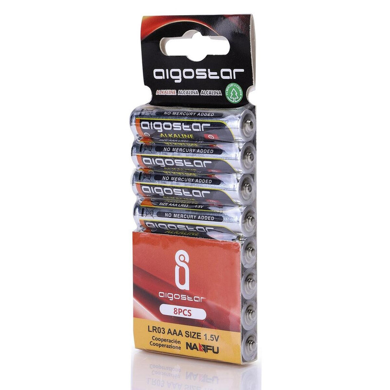 Aigostar ST01 LR03 - Alkalinebatterij - 1,5V 8 stuks Blisterverpakking 8 stuks