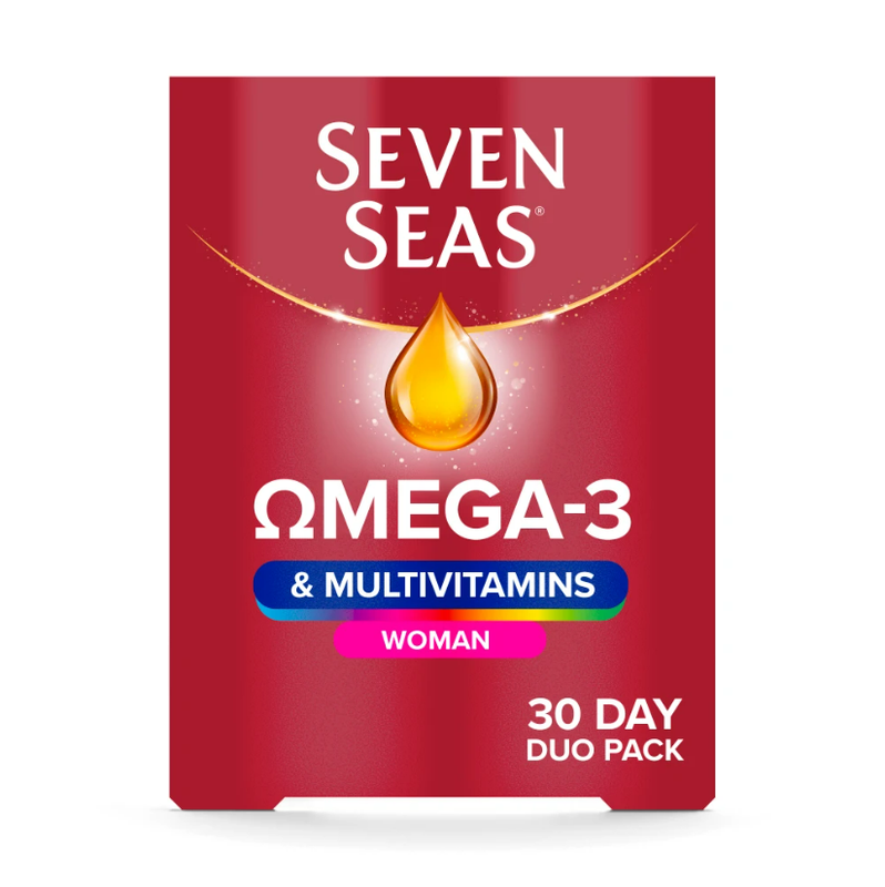 Seven Seas Omega-3 & Multivitamins For Women's Health Support - 30 Day Supply