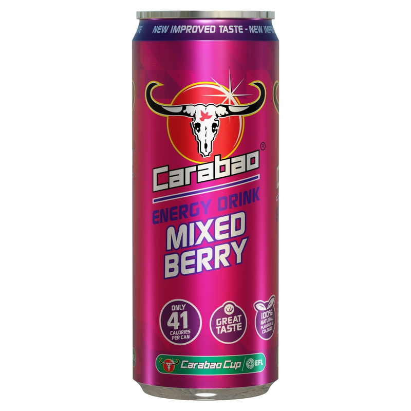 Carabao energiedrank Mixed Berry 330 ml