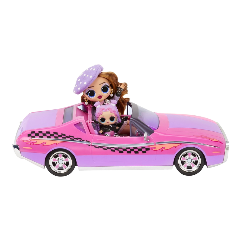MGA L.O.L. Surprise! City Cruiser poppen speelset - roze en paars, 25 cm