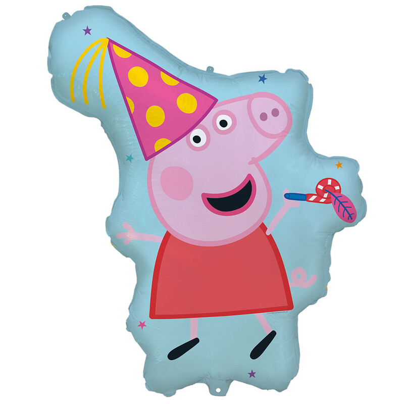 Peppa Shaped Shaped Foil Balloon 65cm x 85cm
