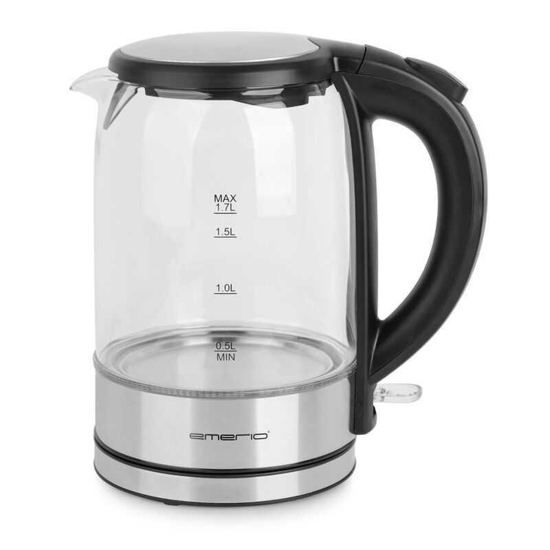 Emerio WK-119988.7, Waterkoker, 1,7 L, Strix Control, Zwart