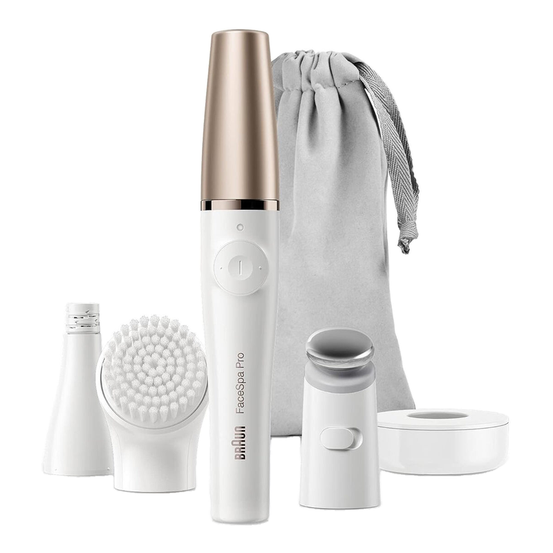 Braun FaceSpa Pro 911 10 Pinzette Weiß, Bronze