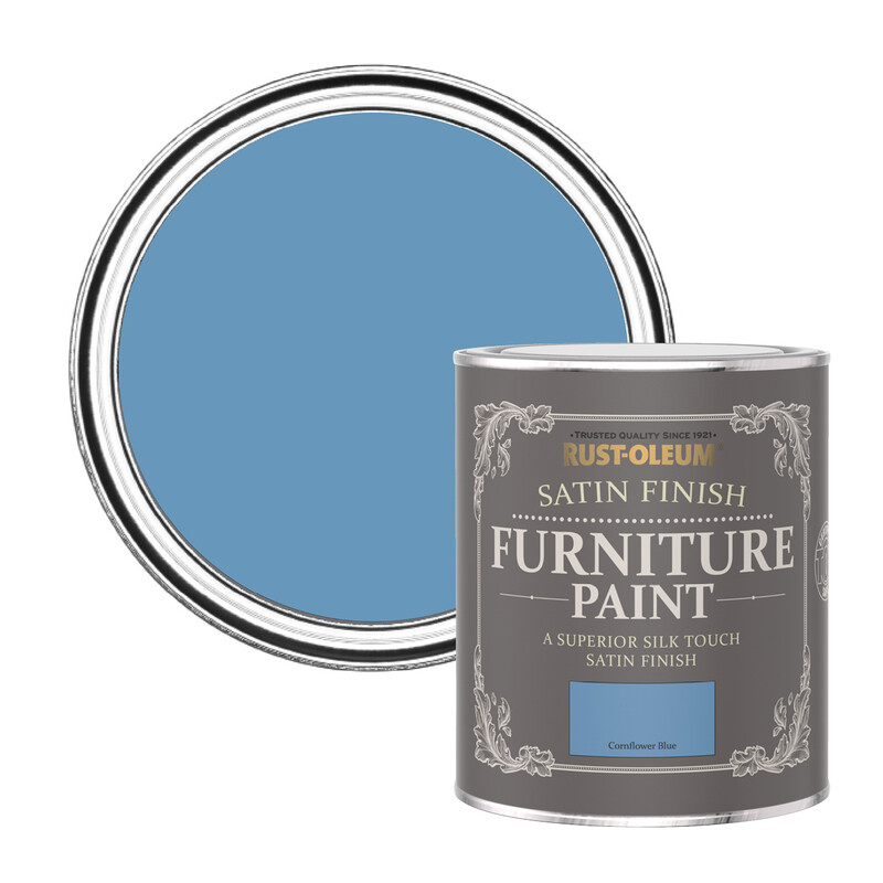 Rust-Oleum Satin Furniture Paint Cornflower 750Ml