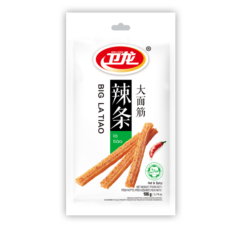 【Near-expired product 】Wei Long Spicy Noodles - Hot & Spicy Flavor 106g