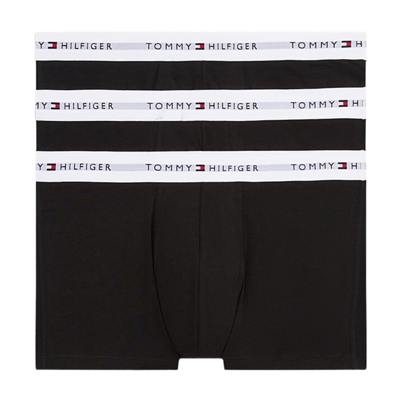 Tommy Hilfiger Signature Herren Ctn Ess 3er-pack Boxershorts, Weiß, Xl