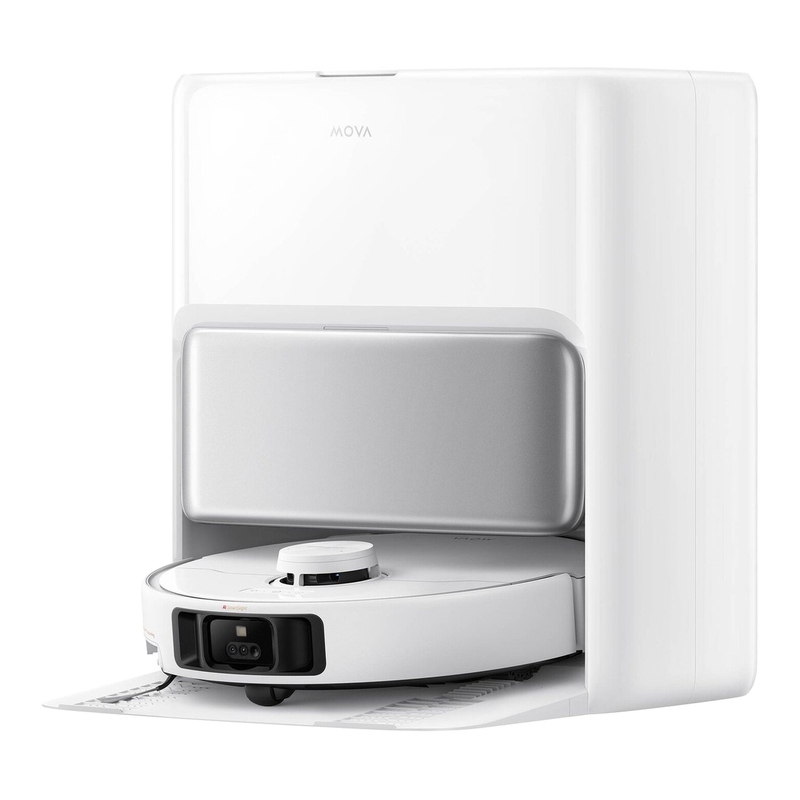 MOVA P50 Pro Ultra robotstofzuiger en -dweil, 19.000 Pa zuigkracht, 75°C heetwaterdweilreiniging, automatisch reinigen, automatisch legen, automatisch bijvullen, obstakelvermijding
