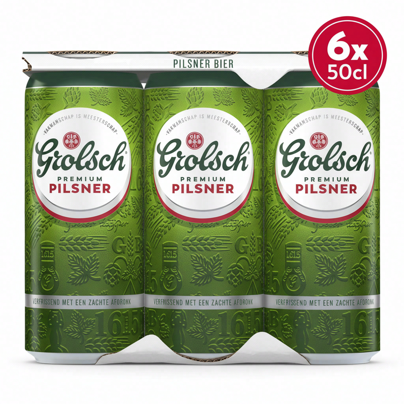 Grolsch Premium Pilsner - 6 x 500 ml
