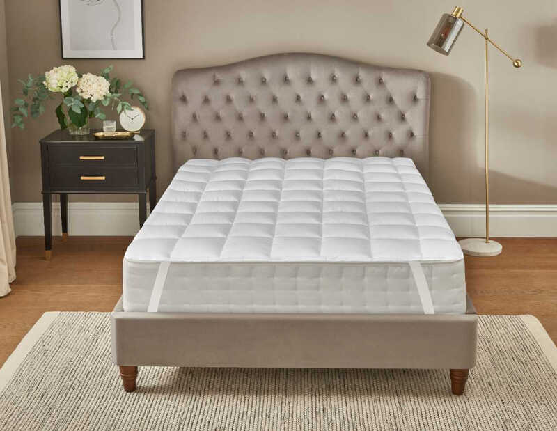 Mattress Topper Quilted Microfibre 800GSM Double