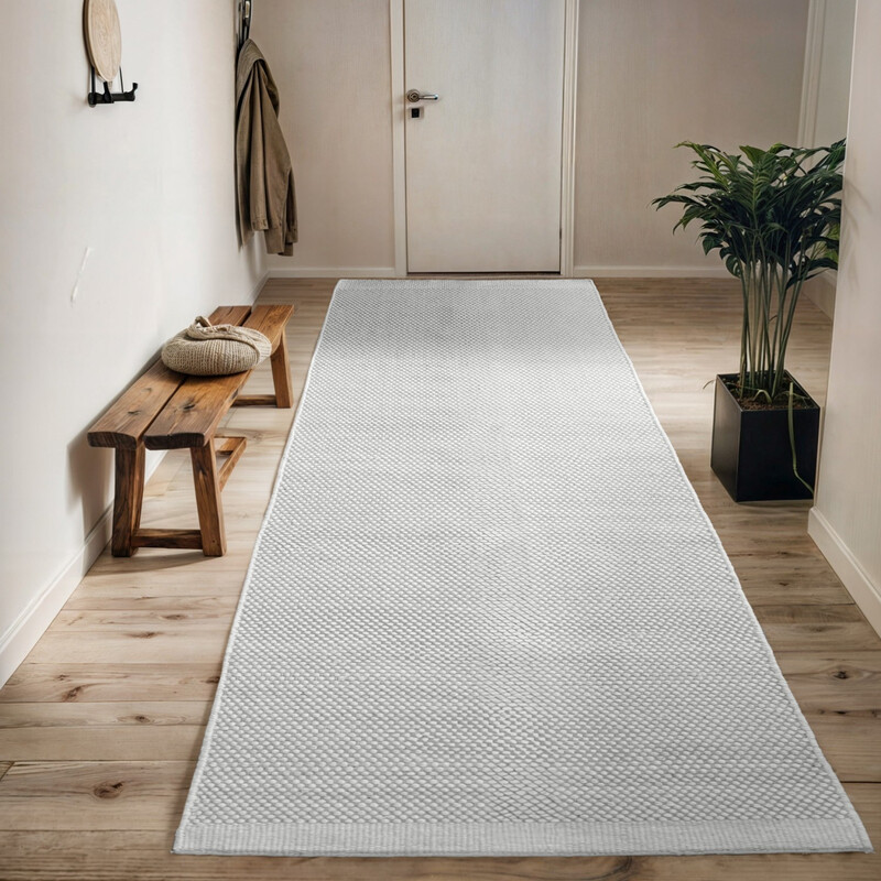 My Flair Teppich "Wooly Dream 1" Rechteckig Naturweiß 300 X 80 Cm