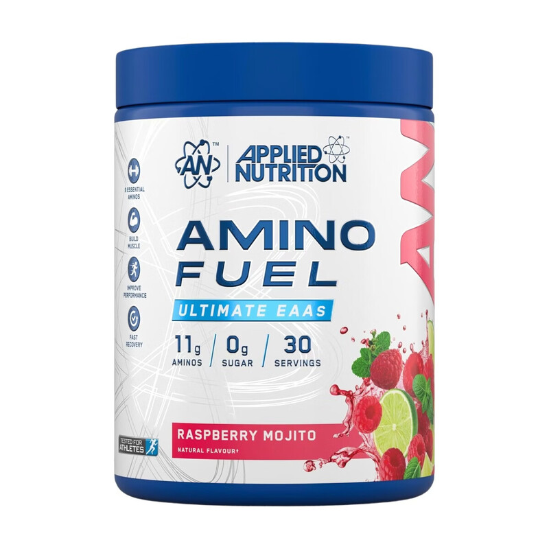 Amino Fuel EAA + BCAA + Glutamine Recovery Raspberry Mojito - 390 g