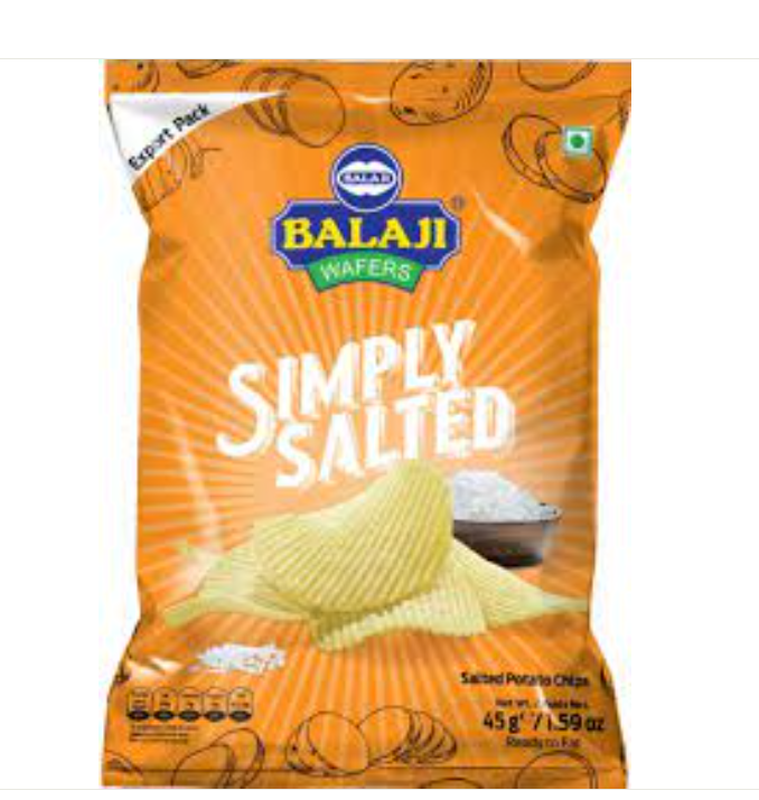 Balaji Crunchem Einfach Gesalzene Waffeln 45g