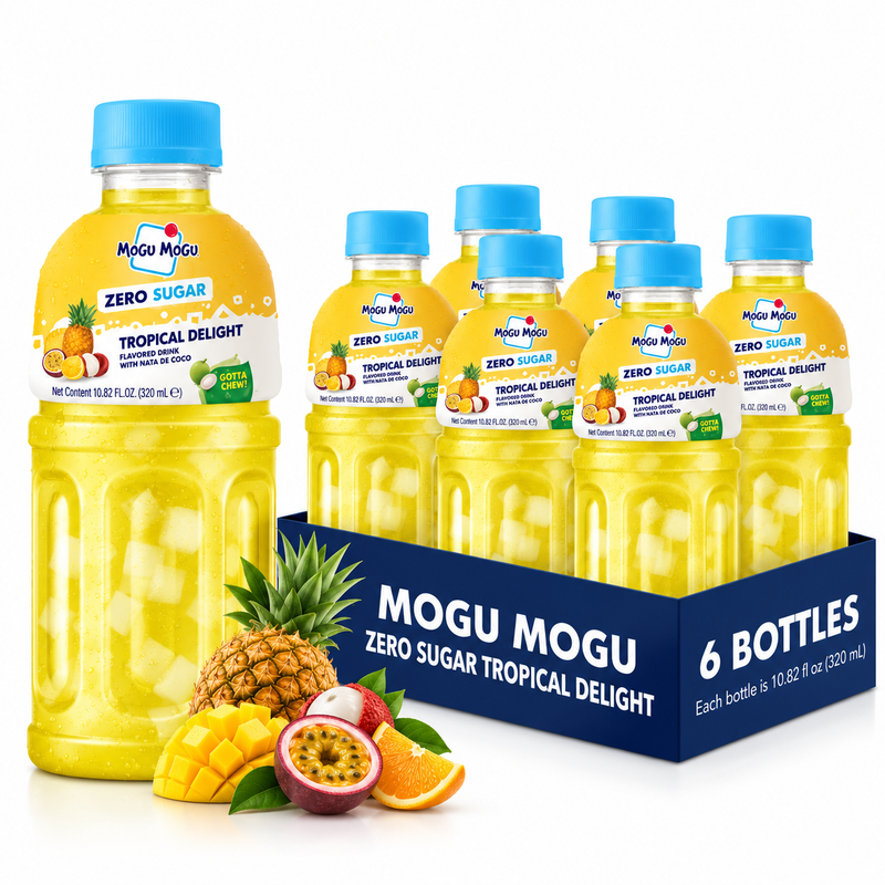 Mogu Mogu Zero Tropical Delight 320 ml x 6
