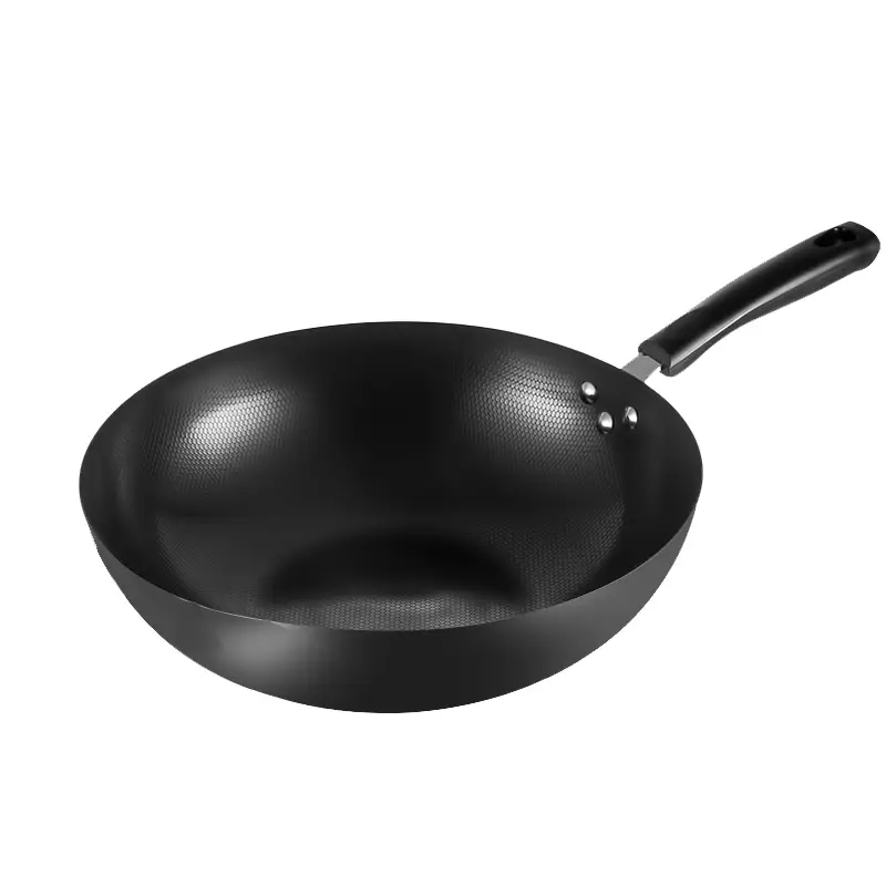 No Coating Iron Wok Available for gas stove, induction stove,30CM MDB-30