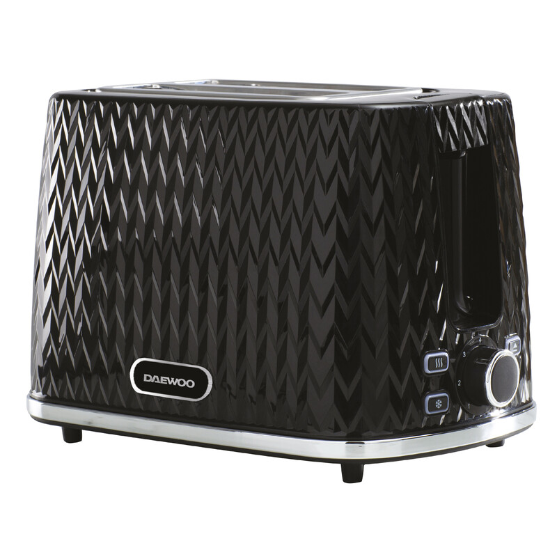 Argyle 2 Slice Toaster, Wide Slots, Textured Black - SDA1774GE