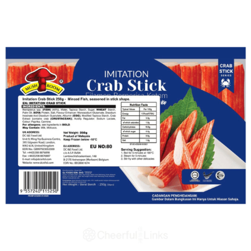 Mushroom Imitation Surimi Crab Stick 250g