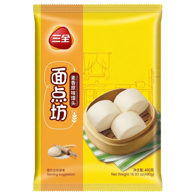 Sanquan San Quan Wheat Bun 480G
