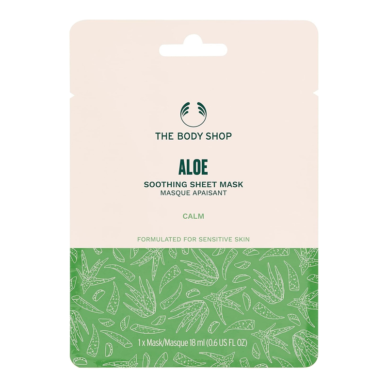 The Body Shop ALOE kalmerend sheetmasker 18 ml