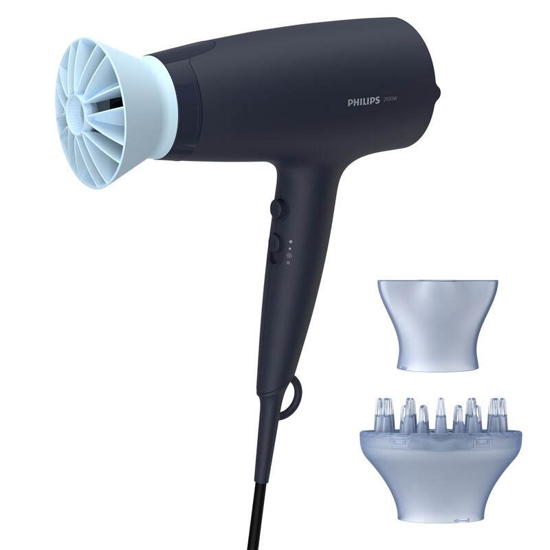 Philips Serie 3000 Haartrockner mit Ionisierungsfunktion für gesund aussehendes, glänzendes Haar – Modell BHD360/20