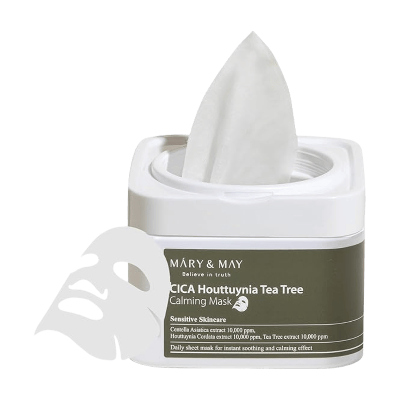 MARY&MAY CICA Houttuynia Tea Tree Kalmerend Masker 30 Stuks/400 g