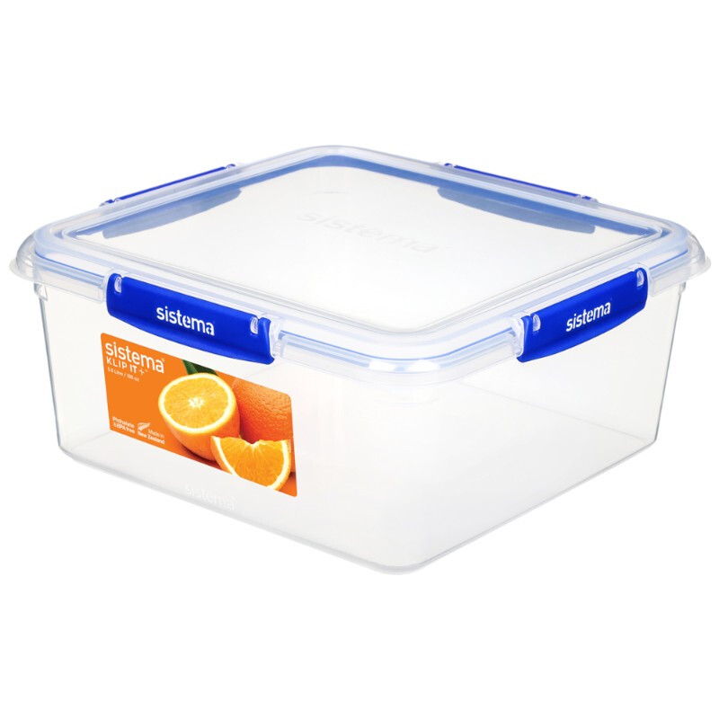 Klip It Plus 5.5L Square Container