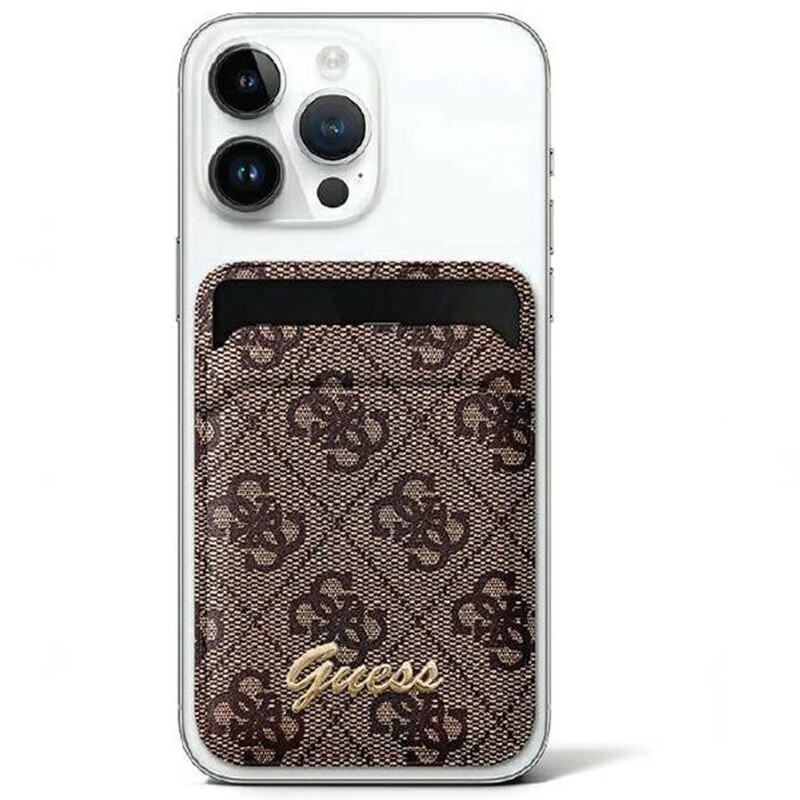 Guess Geldbörse Mit Kartenfach Und Standfunktion GUWMSHG4SHW Braun 4G Klassisches Logo, Braun, Klassisch
